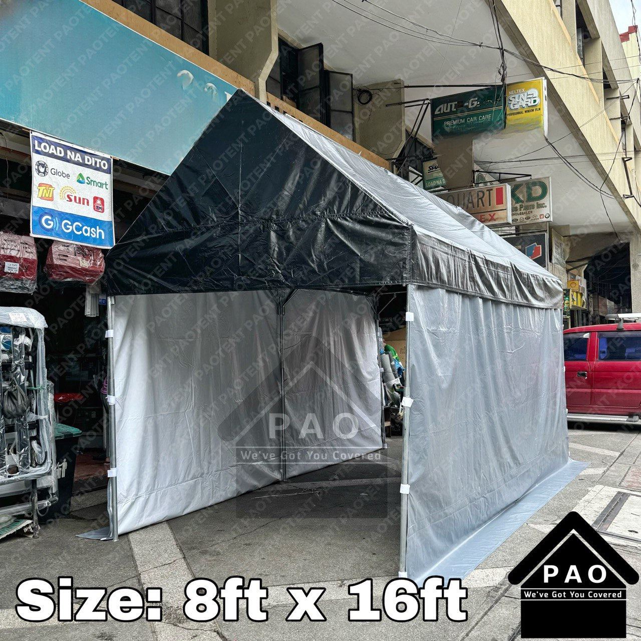 8ft x 16ft Collapsible Shelter Tent