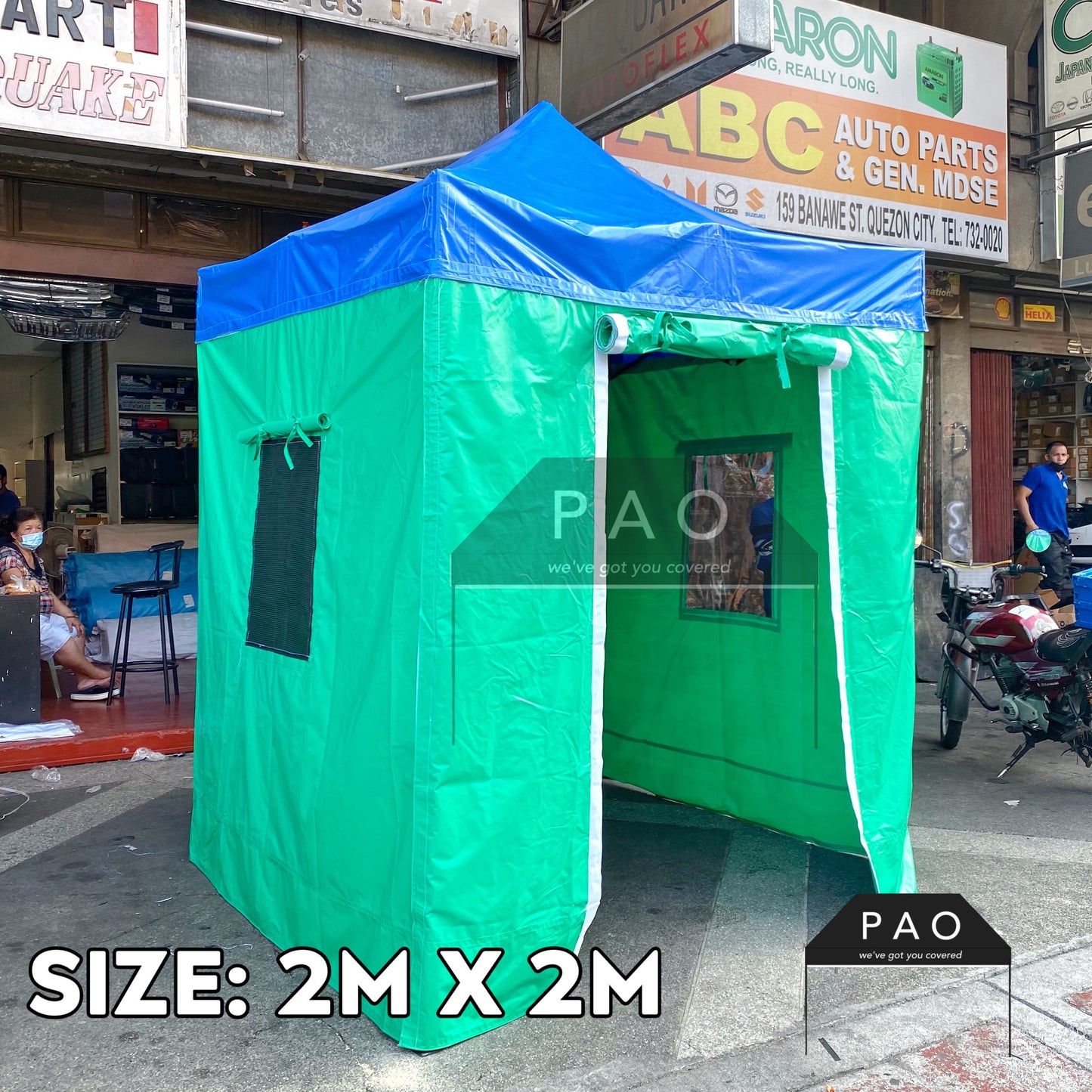2m x 2m Retractable Shelter Tent