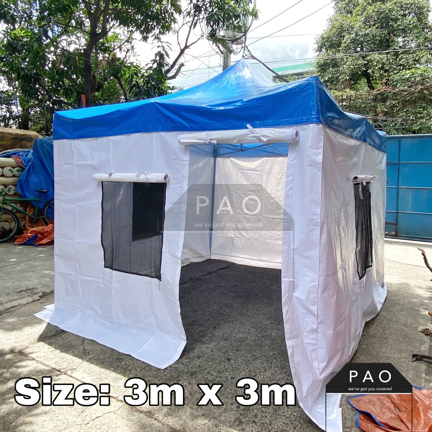 3m x 3m Retractable Shelter Tent