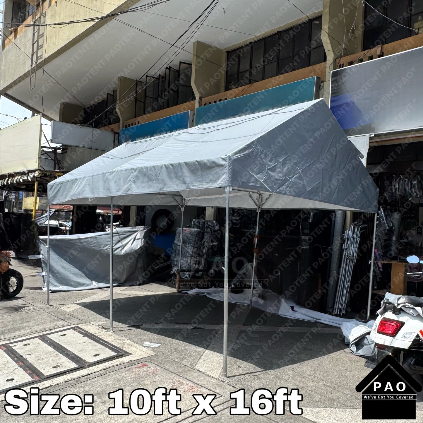 10ft x 16ft Collapsible Tent - Patch Print