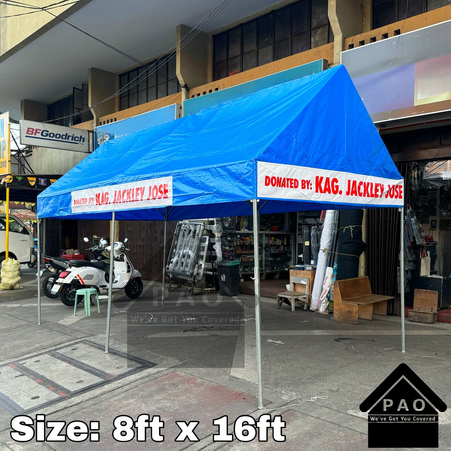 8ft x 16ft Collapsible Tent - Patch Print
