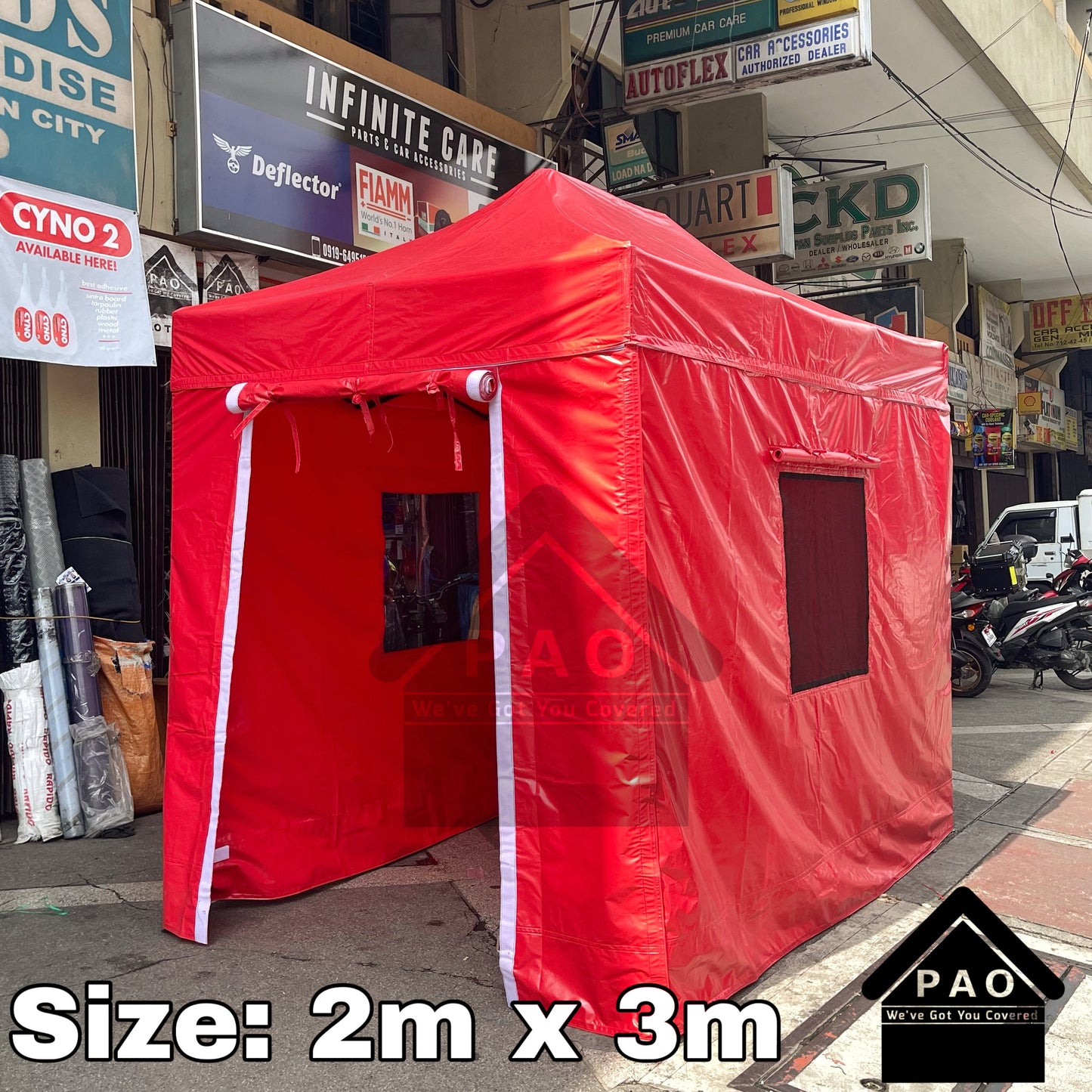 2m x 3m Retractable Shelter Tent