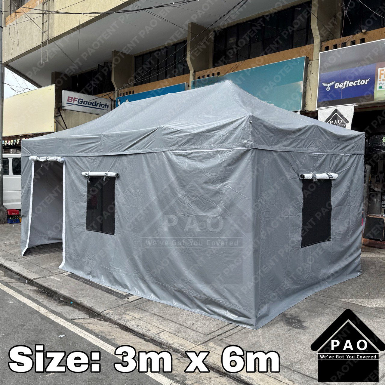 3m x 6m Retractable Shelter Tent