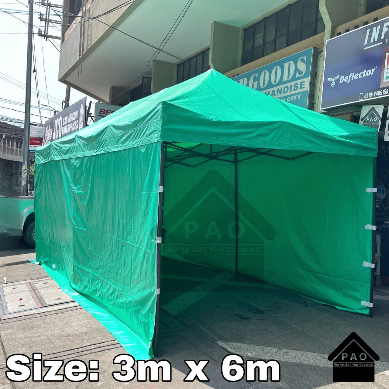 3m x 6m Retractable Shelter Tent