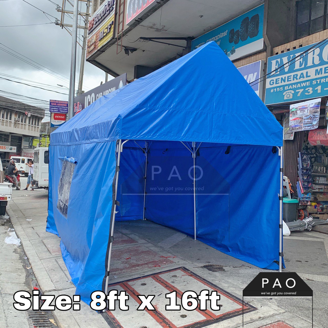 8ft x 16ft Collapsible Shelter Tent