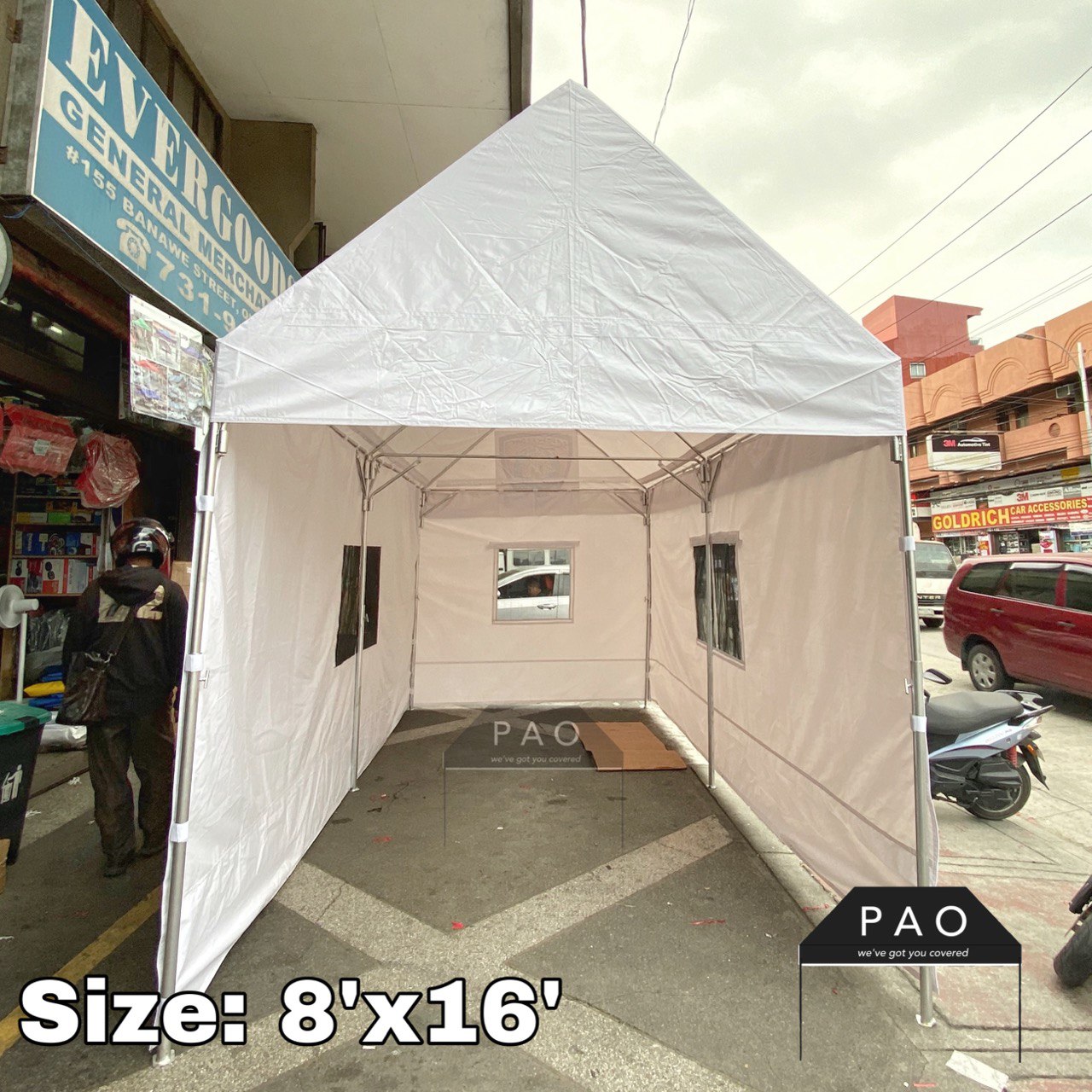 8ft x 16ft Collapsible Shelter Tent