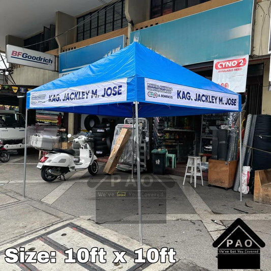 10ft x 10ft Collapsible Tent - Patch Print