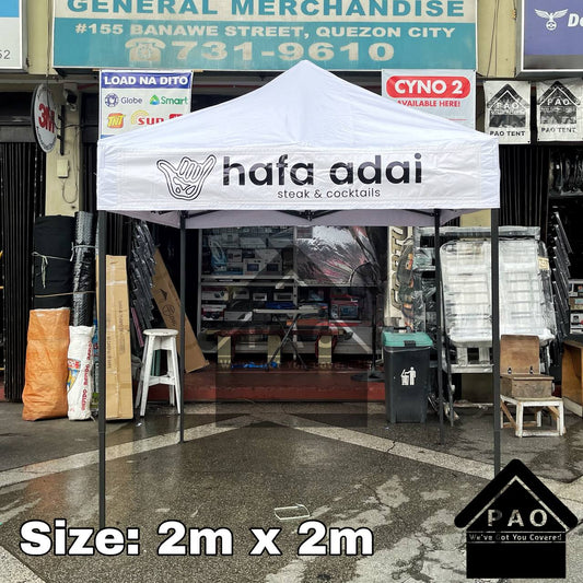 2m x 2m Retractable Tent - Patch Print