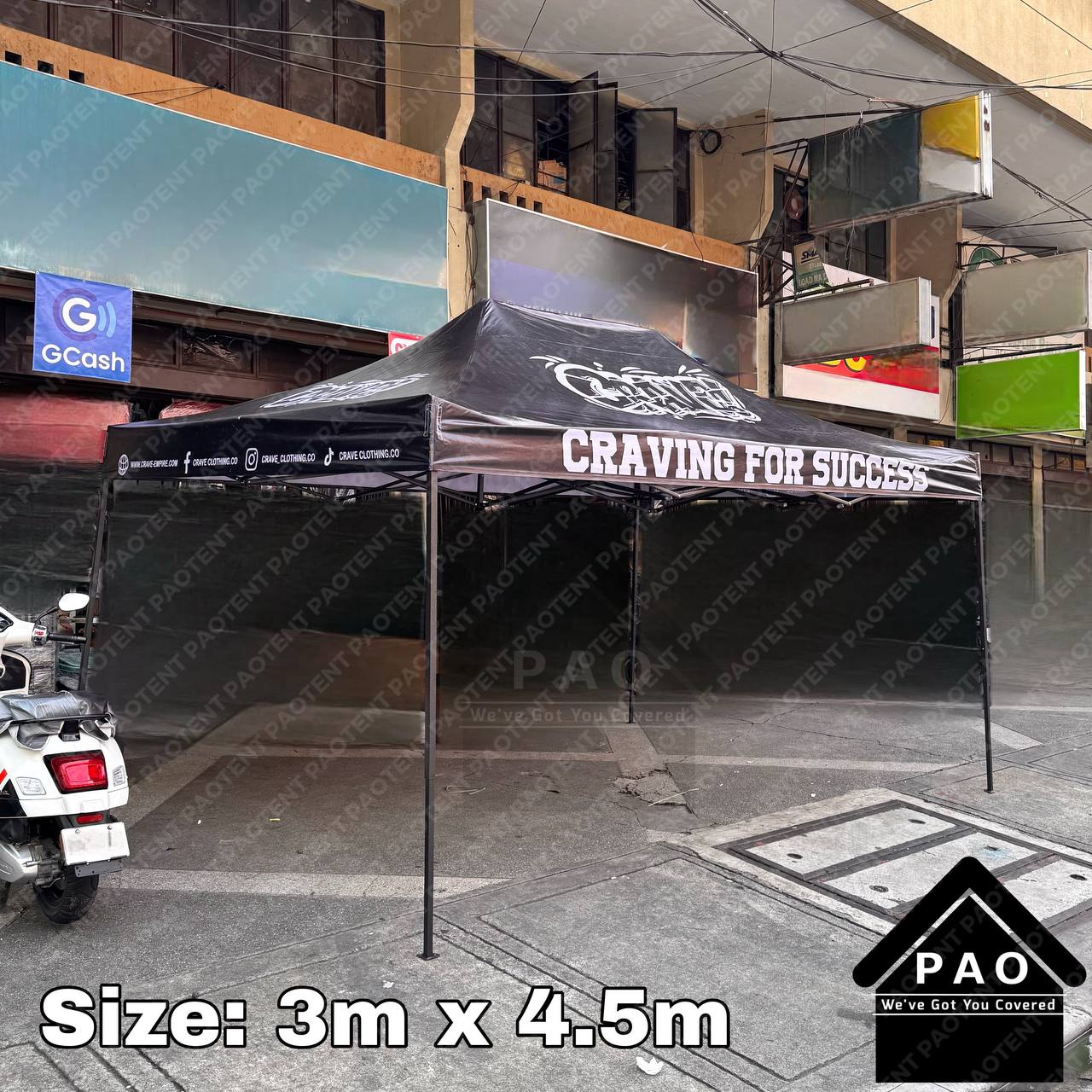 Retractable Tent - Direct Print