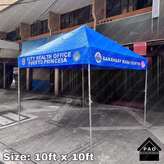 10ft x 10ft Collapsible Tent - Patch Print