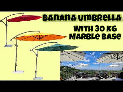Banana Umbrella with 30kg Base